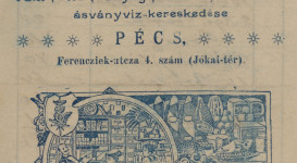 Apró nyomtatványok, számlák a JPM Történeti Osztályának gyűjteményéből 
