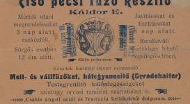 Apró nyomtatványok, számlák a JPM Történeti Osztályának gyűjteményéből 