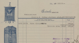 Apró nyomtatványok, számlák a JPM Történeti Osztályának gyűjteményéből 