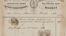 Apró nyomtatványok, számlák a JPM Történeti Osztályának gyűjteményéből 