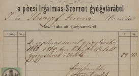 Apró nyomtatványok, számlák a JPM Történeti Osztályának gyűjteményéből 