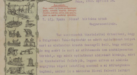 Apró nyomtatványok, számlák a JPM Történeti Osztályának gyűjteményéből 