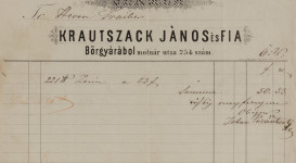 Apró nyomtatványok, számlák a JPM Történeti Osztályának gyűjteményéből 