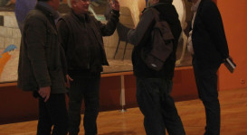 Gácsi küldöttség járt a Csontváry Kiállításon