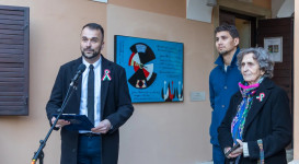 Lantos Ferenc - Janus Pannonius emlékére (avatás)