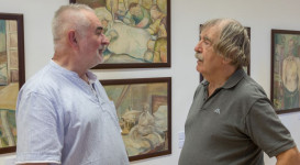 Négy pécsi festőművész c. kiállítás (megnyitó)