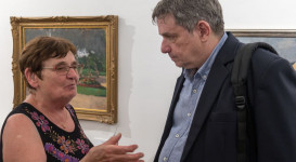 Négy pécsi festőművész c. kiállítás (megnyitó)