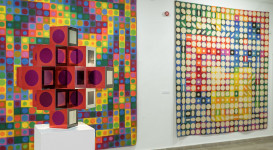 Plasztikai egységek és kódolható faktúrák – Victor Vasarely kiállítása a JPM Modern Magyar Képtárban