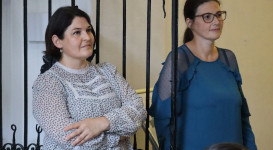 Virágos keresztúton kiállítás megnyitója