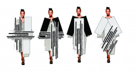 Vasarely ihletésű ruhákat terveznek a METU hallgatói