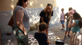 Alkotás, játék, csoda a Vasarely udvarban