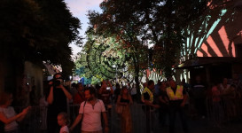 Múzeum Utca Plusz (fényfestés, hangulatképek)
