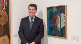 Ronan Gargan ír nagykövet a Martyn Múzeumban