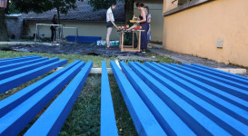 Egy op-art installáció születésének fázisai