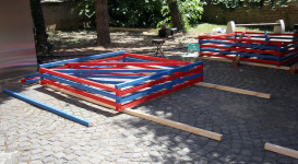 Egy op-art installáció születésének fázisai