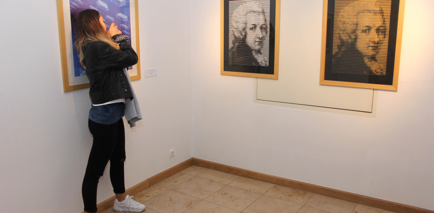Erasmus-diák a Vasarely Múzeumban