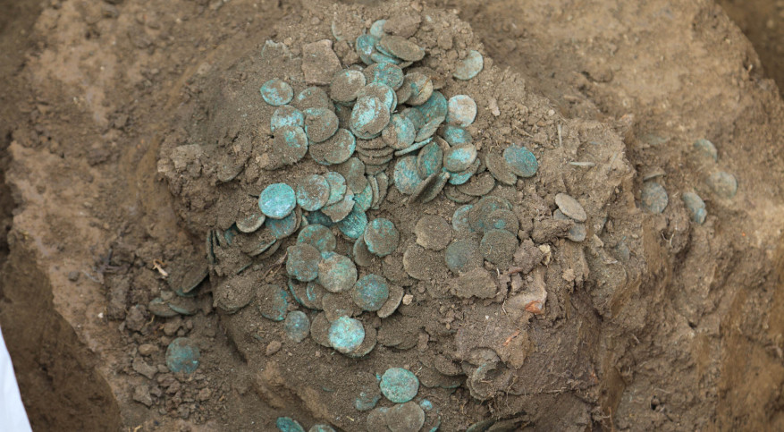Jelentős római kori pénzleletegyüttes került elő Dél-Baranyában