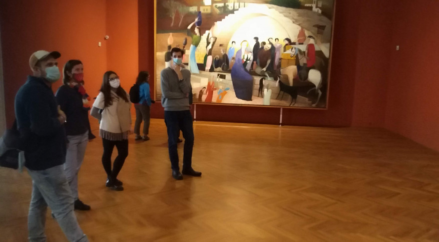A Corvinus hallgatói vlogolnak és instáznak a pécsi múzeumi kiállításokban
